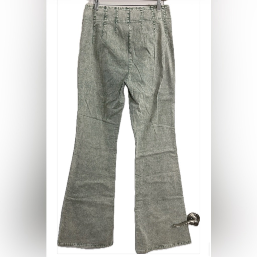 VICI Collection LFD Dusty Green Sula Lace Up Pants Sz M NWOT - Picture 4 of 4